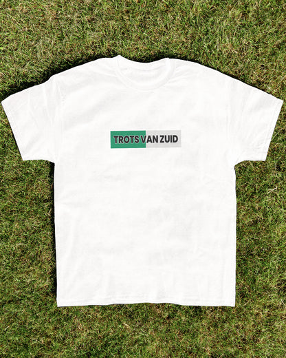 Trots van Zuid Groen-Wit T-Shirt